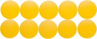 Maul Solid whiteboard magneet 800gr 10 stuks geel