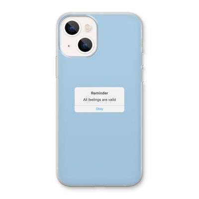 Reminder: iPhone 13 Transparant Hoesje
