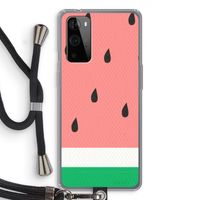 Watermeloen: OnePlus 9 Pro Transparant Hoesje met koord