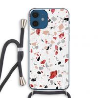 Terrazzo N°12: iPhone 12 mini Transparant Hoesje met koord