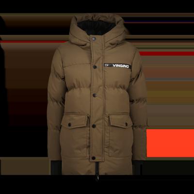 Vingino winter winterjas jongens - donker bruin - Tanso - lang