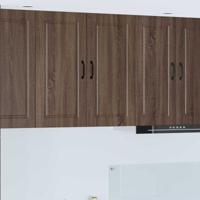 Keukenkast met plank Bruin Eiken 80 x 31 x 80 cm Bewerkt hout