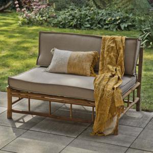 Exotan Loungebank Bamboo Bamboe hout, Exclusief kussens - Naturel