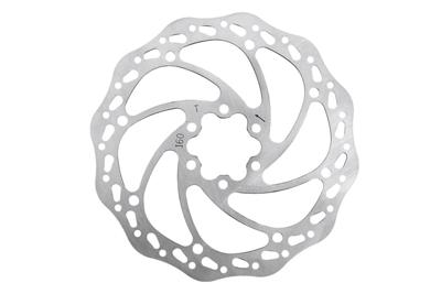 Massi Remschijf 160mm 6STD - Zilver