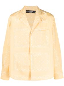 Jacquemus chemise Le Chemise Luis à motif cachemire - Jaune