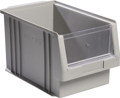 LA-KA-PE Magazijnbak | L330xB213xH200 mm | PP grijs | 10 stuks - 01450 02 05 01450 02 05