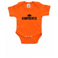 Oranje fan romper / kleding kampioentje EK/ WK voor babys 92 (18-24 maanden)  -