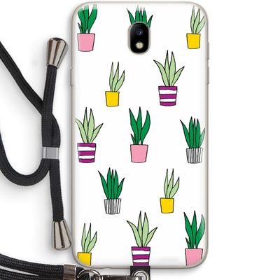 Sanseveria: Samsung Galaxy J7 (2017) Transparant Hoesje met koord