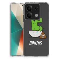 Xiaomi Redmi Note 13 5G Telefoonhoesje met Naam Cactus Poo