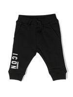 DSQUARED2 KIDS pantalon de jogging à logo Icon imprimé - Noir - thumbnail