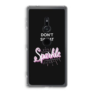 Sparkle quote: Sony Xperia XZ2 Transparant Hoesje