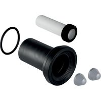 Geberit aansluitgarnituur PE 185mm afvoer 90mm toevoer 102mm 152404461 - thumbnail