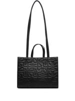 Telfar Pre-Owned x Moose Knuckles grand sac à main matelassé (2021) - Noir