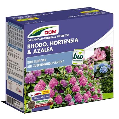 Meststof Rhodo, Hortensia, Azalea & alle zuurminnende planten 3 kg - Dcm
