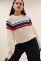 By-Bar Liam stripe pullover | off white
