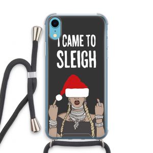 Came To Sleigh: iPhone XR Transparant Hoesje met koord