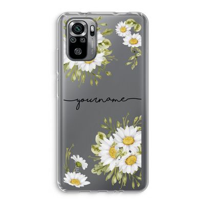 Daisies: Xiaomi Redmi Note 10S Transparant Hoesje