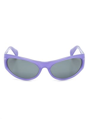 Off-White Eyewear lunettes de soleil Napoli à monture ronde - Violet