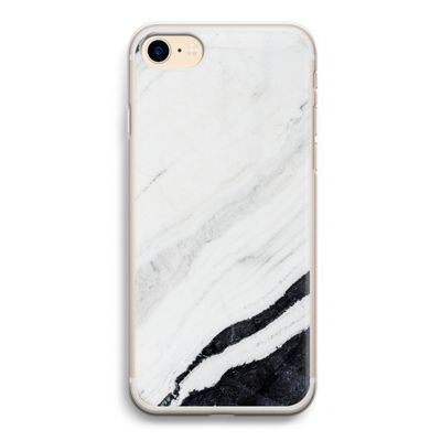 Elegante marmer: iPhone 7 Transparant Hoesje