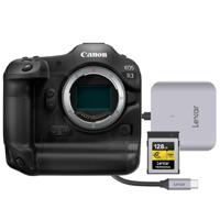 Canon EOS R3 + Lexar CFexpress PRO Type B Gold series 128GB + USB-C Reader RW510