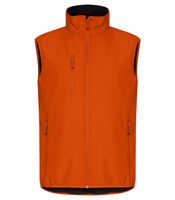 Clique 0200911 Classic Softshell Vest - Diep Oranje - XL