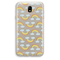Regenboog: Samsung Galaxy J7 (2017) Transparant Hoesje