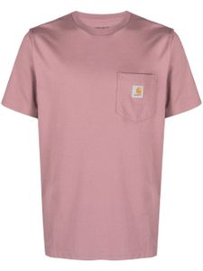 Carhartt WIP t-shirt en coton à patch logo - Rose