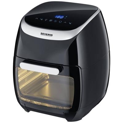 Severin FR 2446 Frituurpan 11 l 2000 W Heteluchtfunctie, Oververhittingsbeveiliging Zwart/zilver