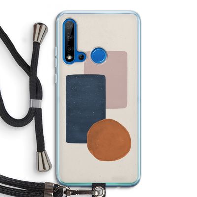 Geo #3: Huawei P20 Lite (2019) Transparant Hoesje met koord