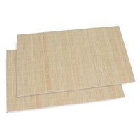 Secret de Gourmet placemats Bamboe - 12x - 30 x 40 cm - naturel - gevlochten - thumbnail