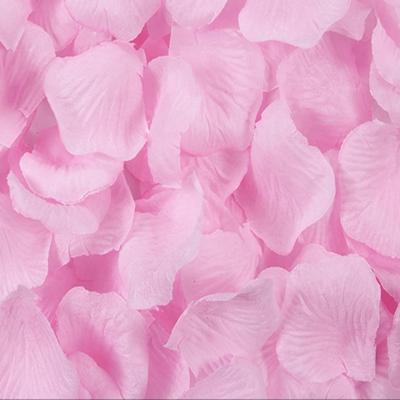 1000 PCS kunstmatige bruiloft steeg bloemblaadjes bloemen bruiloft decoraties (lichtroze)