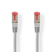 CAT6-kabel | RJ45 Male | RJ45 Male | SF/UTP | 0.50 m | Rond | PVC | Grijs - thumbnail