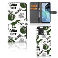 Telefoonhoesje | Met pasjeshouder | voor Motorola Moto G72 Dinosaurus