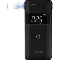 ACE A Alcoholtester Zwart 0 tot 4 ‰ Weergave van verschillende eenheden, Alarm, Incl. display, Countdown-functie - thumbnail