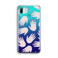 Hands pink: Huawei P Smart (2019) Transparant Hoesje