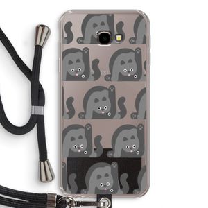 Cats: Samsung Galaxy J4 Plus Transparant Hoesje met koord