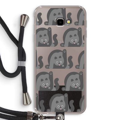 Cats: Samsung Galaxy J4 Plus Transparant Hoesje met koord