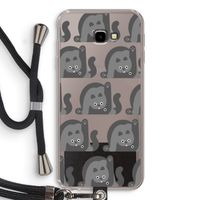 Cats: Samsung Galaxy J4 Plus Transparant Hoesje met koord