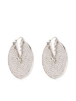 Versace boucles d'oreilles Virtus - Argent