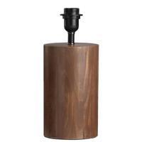 Leen Bakker - Lampvoet Kengi - Hout - Bruin - 14x14x32 Cm