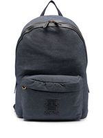 Tommy Hilfiger embroidered-monogram backpack - Bleu - thumbnail