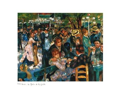 Kunstdruk Auguste Renoir - Le Moulin de la Galette 70x50cm