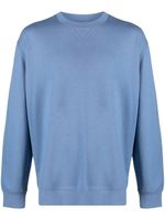 Brunello Cucinelli pull en coton à manches longues - Bleu