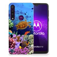 Motorola One Macro | TPU Hoesje | Vissen