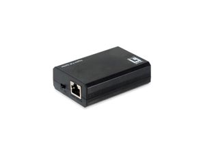 LevelOne POS-5000 network splitter Zwart Power over Ethernet (PoE)