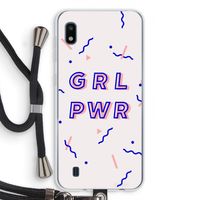 GRL PWR: Samsung Galaxy A10 Transparant Hoesje met koord