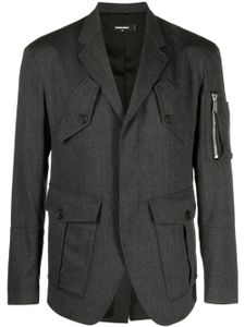 DSQUARED2 blazer à poches multiples - Gris