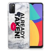 Alcatel 1S (2021) | Siliconen hoesje | met naam Already Taken White