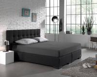 Dreamhouse Dubbel Jersey 220 gr. Hoeslaken Antraciet 160/180 x 200/220