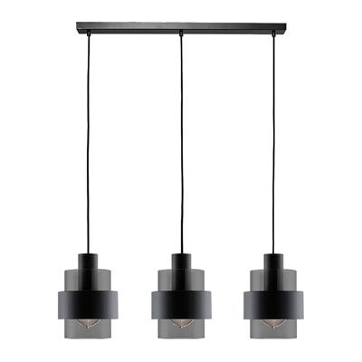 Freelight Hanglamp Chiasso 3 lichts L100 cm zwart